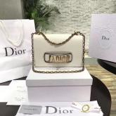 Dior J'ADIOR Flap Bag With Chain In Calfskin White Replica CY00998