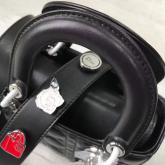 My Lady Dior Bag Lambskin With Customisable Shoulder Strap Black CY01081