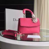 Dior "Be Dior" Bullcalf Leather Bag Pink CY01121