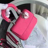 Dior "Be Dior" Bullcalf Leather Bag Pink CY01121