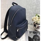 Dior Navy Blue Grained Calfskin Rucksack With "Atelier" Print Replica CY01129