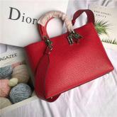 Replica Dior Large Lady Dior Bag In Red Canyon Grained Lambskin CY01142