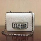 Replica Dior J'ADIOR Flap Bag In White Canyon Grained Lambskin CY01240