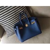 Replica Hermes Birkin 30 35 Blue Togo Leather CY00005