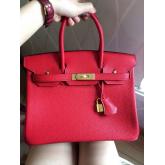 Hermes Birkin 30 35 Red Togo Leather CY00039