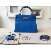 Replica Hermes Kelly 28 32 Togo Ocean CY00257