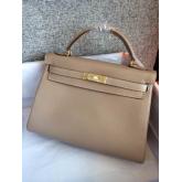 Replica Hermes Kelly 28 32 Togo Light Brown CY00338