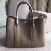 Hermes Garden Party Tote Bag With Etude Togo Leather CY00511