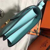 Replica Hermes Constance In Light Blue Swift Leather Crossbody Bag CY00532