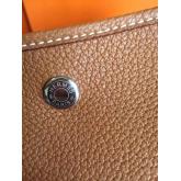 Replica Hermes Garden Party Tote Bag With Brown Togo Leather CY00742