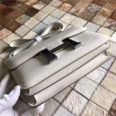 Replica Hermes Constance In White Epsom Leather Crossbody Bag CY00760