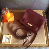 HERMÈS SWIFT KELLY DANSE BAG BORDEAUX RED CY00900