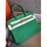 Hermes Birkin 30 35 Green Togo Leather CY00971