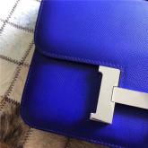 Replica Hermes Constance In Blue Epsom Leather Crossbody Bag CY00988