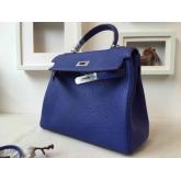 Hermes Kelly 28 32 Togo Blue CY01020