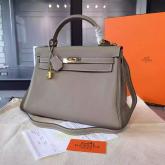 Hermes Kelly 28 32 Togo Grey CY01089