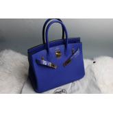 Hermes Birkin 30 35 Dark Blue Togo Leather CY01206