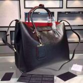 Prada BN2756 BN2775 Saffiano Cuir Black Leather Tote Replica CY00030