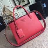 Prada Monochrome Red Saffiano Leather Bag CY00119