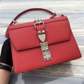 Prada Elektra Calf Leather Shoulder Bag 1BA179 Red CY00134