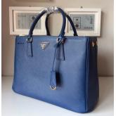 Prada Classic Saffiano Royal Blue Tote CY00174