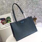 Replica Prada Etiquette Calf Leather Tote 1bg122 Marine Blue CY00237