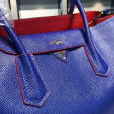 Replica Prada BN2756 BN2775 Saffiano Cuir Blue Leather Tote CY00241