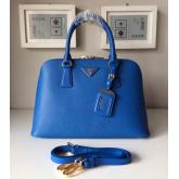 Prada Saffiano Leather Top-handle Bag Cobalt Blue CY00308