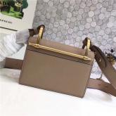 Prada 1bd075 Light Brown Leather Shoulder Bag CY00334