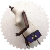 Prada Cahier Purple Long Clutch With Chain Bag 1BF048 CY00340