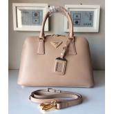 Prada Saffiano Leather Top-handle Bag Nude CY00360