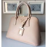 Prada Saffiano Leather Top-handle Bag Nude CY00360