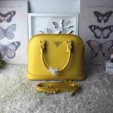 Prada 1BA567 Saffiano Leather Tote Bag BN2567 Yellow Replica CY00475