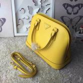 Prada 1BA567 Saffiano Leather Tote Bag BN2567 Yellow Replica CY00475