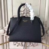 Replica Prada Bibliotheque Bag Black + Red CY00529