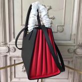 Replica Prada Bibliotheque Bag Black + Red CY00529