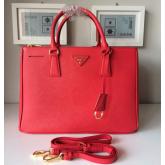 Replica Prada Classic Saffiano Leather Tote Bag Red CY00584