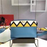 Replica Prada Esplanade Bag 1BH049 Astral Blue With Sunny Yellow CY00666