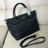 Prada Nylon With Saffiano Leather Trim And Handle CY00728