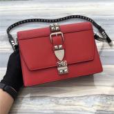 Prada Elektra Calf Leather Bag 1BD120 Red CY00731