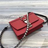 Prada Elektra Calf Leather Bag 1BD120 Red CY00731