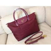 Designer Prada Nylon With Saffiano Leather Trim And Handle CY00741