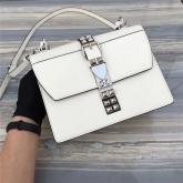 Prada Elektra Calf Leather Shoulder Bag 1BA179 White Replica CY00793