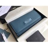 Replica Prada Etiquette Wallet 1mh132 Blue CY00852