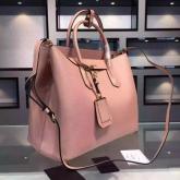 Designer Prada BN2756 BN2775 Saffiano Cuir Peach Leather Tote CY00945