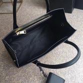 Designer Prada Monochrome Black Saffiano Leather Bag CY01143