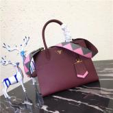 Prada Paradigme Garnet And Petal Pink Bag 1ba102 CY01268