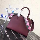 Prada Paradigme Garnet And Petal Pink Bag 1ba102 CY01268