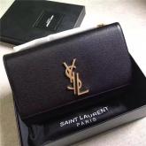 YSL Medium Kate Monogram Saint Laurent Satchel In Black 470428 CY00080