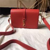 Designer YSL Classic Medium Monogram Saint Laurent Universite Bag In Red Grained Leather CY00172